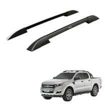 Rack Teto Longarina Ranger 2019 2020 2021 Alumínio Preto