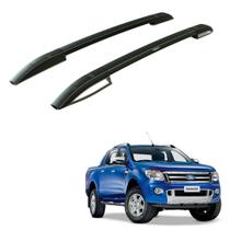 Rack Teto Longarina Ranger 2019 2020 2021 Alumínio Preto Rack Teto Longarina Ranger 2019 2020 2021 Alumínio Preto