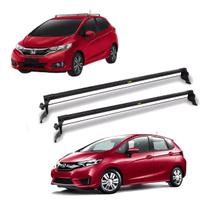 Rack Teto Modelo Aço Honda Fit 2015 A 2019 Fixação Porta