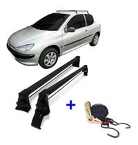 Rack Teto Peugeot 206 207 4pts 1999 A 2015 + Cinta Carga Rack Teto Peugeot 206 207 4pts 1999 A 2015 + Cinta Carga