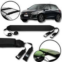 Rack Teto Prancha Surf Carro Com Cinta Chevrolet Onix