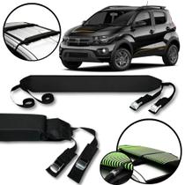 Rack Teto Prancha Surf Carro Com Cinta Fiat Mobi