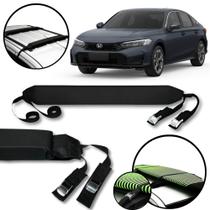 Rack Teto Prancha Surf Carro Com Cinta Honda Civic
