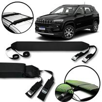 Rack Teto Prancha Surf Carro Com Cinta Jeep Compass
