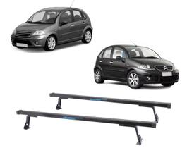 Rack Teto Resistent Sport Citroen C3 2002 a 2012 4pts LW120 Rack Teto Resistent Sport Citroen C3 2002 a 2012 4pts LW120