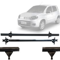 Rack Teto Roca Bagag 100kg Furar Fiat Uno Vivace 4Portas 196