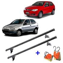 Rack Teto Suporte Fiat Palio 2 Portas 1996 A 2015 + 2 Cintas Rack Teto Suporte Fiat Palio 2 Portas 1996 A 2015 + 2 Cintas