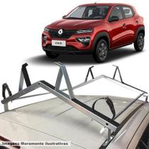 Rack Teto Suporte Porta Escadas Renault Kwid 2017 Ate 2021 - Vhip