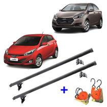 Rack Teto Travessa HB20 Sedan E Hatch 2013 A 2018 + 2 Cintas