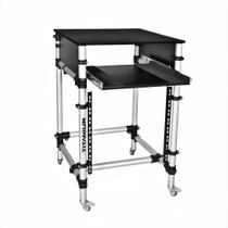 Rack Titanium Para Periférico RT-90G Com Gaveta e Rodas