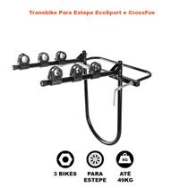 Rack Transbike Estepe Pneu Com Alças Suporte 3 Biciletas Rack Transbike Estepe Pneu Com Alças Suporte 3 Biciletas