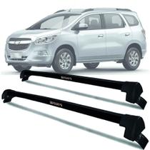 Rack Trav Teto Aluminio Prime GM Spin C/ Longarina PTO PR168