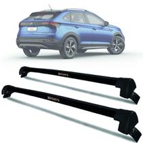 Rack Trav Teto Aluminio Prime VW Nivus c/Longarina PTO PR225
