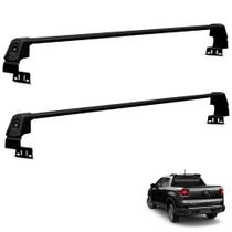 Rack Travessa de Caçamba Fiat Toro 2016 a 2026 Alumínio Preto Bepo