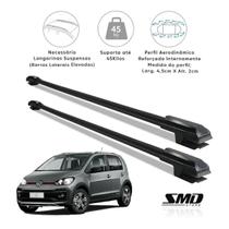 Rack Travessa de Teto Aluminio Preto Vw Up Cross 2015 em Diante Rack Travessa de Teto Aluminio Preto Vw Up Cross 2015 em Diante