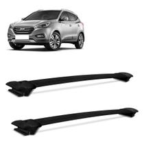 Rack Travessa de Teto Ix35 2010 a 2022 Alumínio Preto