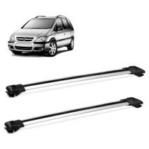 Rack Travessa de Teto Larga em Aluminio Prata para Zafira