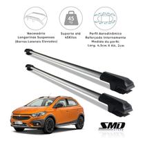 Rack Travessa de Teto Prata Aluminio Gm Onix Activ 2017 em Diante Rack Travessa de Teto Prata Aluminio Gm Onix Activ 2017 em Diante
