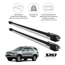 Rack Travessa de Teto Preto Aluminio Toyota Sw4 2005 a 2017 Rack Travessa de Teto Preto Aluminio Toyota Sw4 2005 a 2017