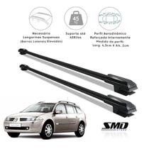 Rack Travessa de Teto Renault Megane Grand Tour Wagon 2006 a 2012 Preto Rack Travessa de Teto Renault Megane Grand Tour Wagon 2006 a 2012 Preto