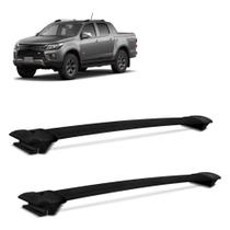 Rack Travessa de Teto S10 2012 a 2023 Alumínio Preto Rack Travessa de Teto S10 2012 a 2023 Alumínio Preto