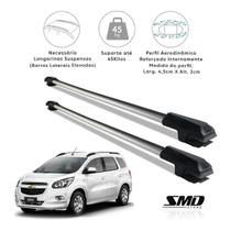 Rack Travessa Teto Gm Spin 2012 A 2022 Aluminio Prata Prata Rack Travessa Teto Gm Spin 2012 A 2022 Aluminio Prata Prata