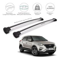 Rack Travessa Teto Hyundai Creta 2017 A 2021 Cor Prata Prata