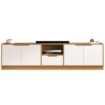Rack Tucuma 2.3 4 Portas 1 Gaveta Jb Bechara Cor Nature Off White