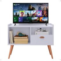 Rack Tv 32 Polegadas Home Estante Sala Estar Recepção 1 Porta 2 Nichos Pés Palito Retrô Decoração Moderna - Lojas RPM Rack Tv 32 Polegadas Home Estante Sala Estar Recepção 1 Porta 2 Nichos Pés Palito Retrô Decoração Moderna - Lojas RPM