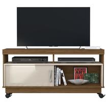 Rack Tv 50 Pol 121 cm 1 Porta Artur Naturale Off White MADETEC Rack Tv 50 Pol 121 cm 1 Porta Artur Naturale Off White MADETEC