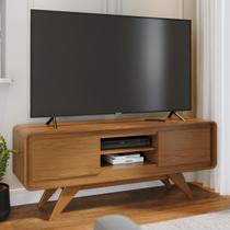 Rack Tv 55 Pol 150cm Orgânico 2 Portas Cecy Nature Z56 - Mpozenato