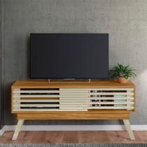 Rack Tv 65 Pol 150cm Bancada Para Sala Orlin M20 - D'rossi Cumaru E Opala