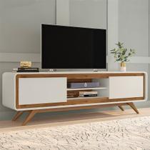 Rack Tv 65 Pol 180cm Orgânico 2 Portas Cecy Off White Z56 - Mpozenato