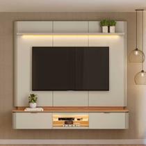 Rack Tv 70 Pol. Suspenso 180cm Painel 2 Portas Ferara Canela Rack Tv 70 Pol. Suspenso 180cm Painel 2 Portas Ferara Canela