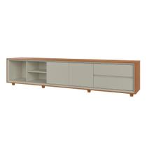 Rack Tv 75" 2 Portas e 2 Gavetas Premium Off White Naturalle