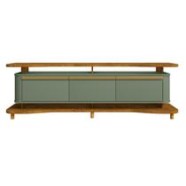 Rack Tv 75 Pol Guarapari 3 Porta Naturalle Pistache Bechara