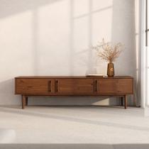 Rack TV 75 Polegadas Para Sala Moderno Madeira Castanho TECCA - IDIMEX