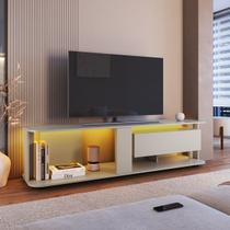 Rack Tv até 65" 1 Gaveta Iluminação Led RGB Arenas