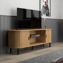 Rack TV até 65” Curvo Ripado 2 Portas Ditália R-636 Cozy