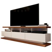 Rack TV Até 72 Polegadas Rodízios 3 Gavetas 4 Nichos Vivare 1.80