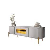 Rack TV ate 75 Apollo 1.8 para Sala Portas de Vidro e LED