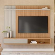 Rack Tv Bancada Suspensa Prateleira 179cm Jequitibá O. White