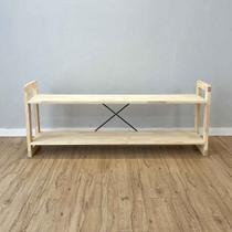 Rack TV de Madeira Pinus Linea Natural