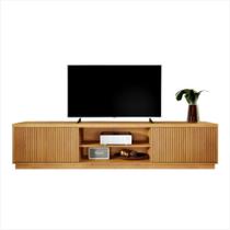 Rack Valencia 2 Portas Para Tv De Até 75'' Naturalle Rack Valencia 2 Portas Para Tv De Até 75'' Naturalle