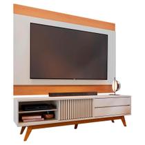 Rack Veneza e Painel Nilo Tv 75 Pol 200 cm Colibri