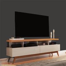 Rack Vivare I Off White e Nature 160 cm