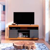 Rack Yara Noce e Preto 136 cm