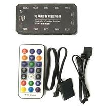 Racks de computador monta controlador de luz 30m rgb led gabinete de computador controlador de ventilador de refrigeração pc+controle remoto sem fio rf