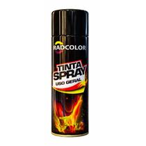 Radcolor Spray Uso Geral Preto Semi Brilho 240G Radcolor Spray Uso Geral Preto Semi Brilho 240G