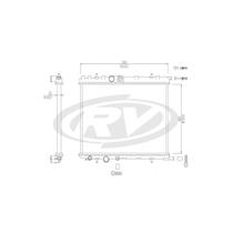 Radiador 206 1999 a 2005 Visconde 12749